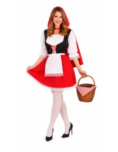 Fantasia Capuchinho Vermelho Tamanho M | Fantasias para Adultos O Rei do Carnaval 2